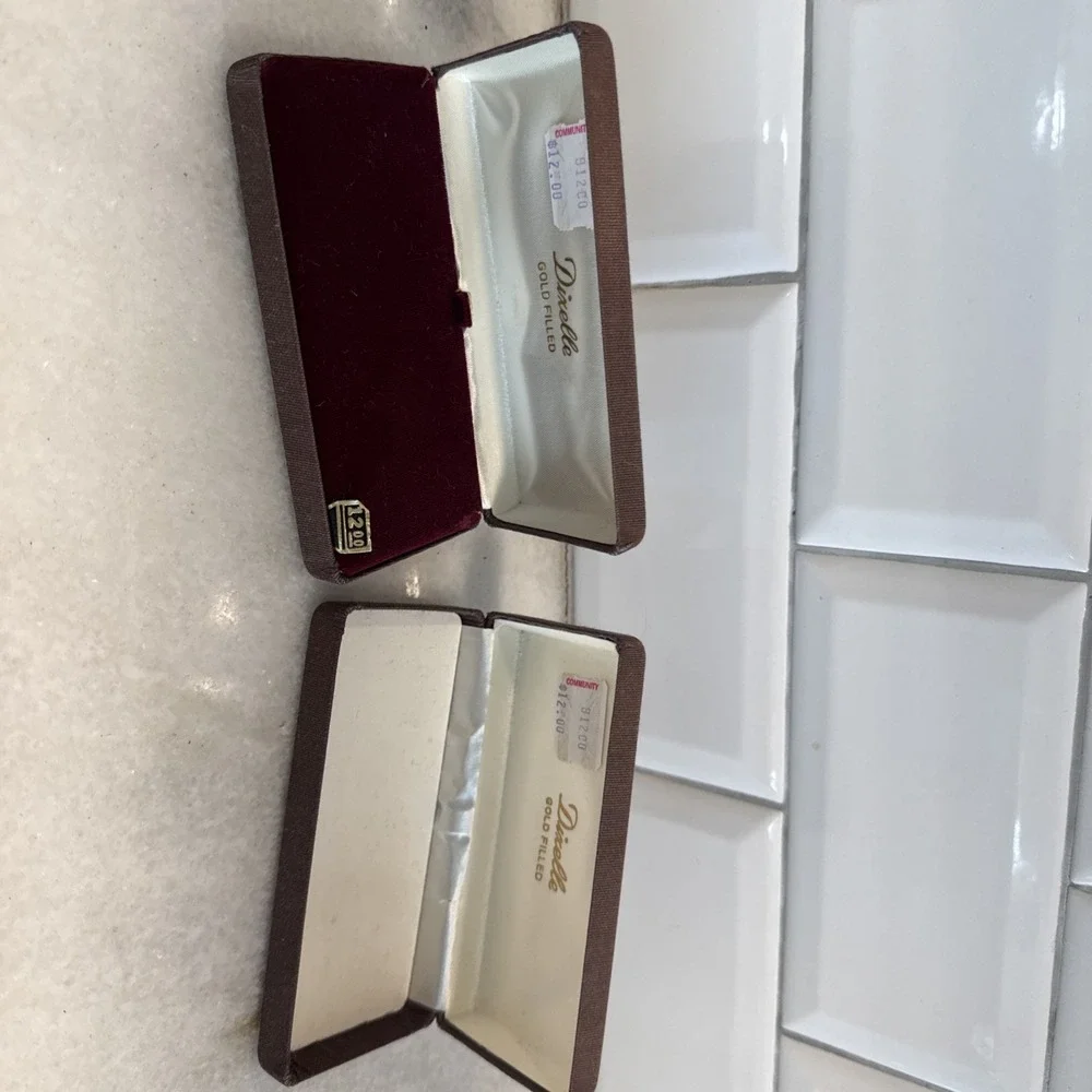 Set Of 2 Vintage Dixelle‎ Jewelry Boxes